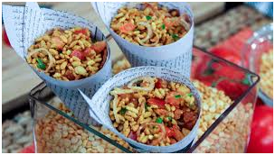 Spices of bhel puri