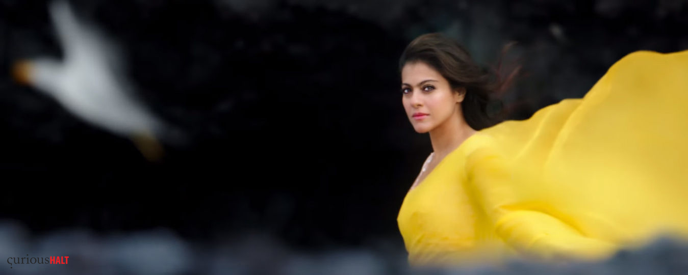 Kajol-yellow-half