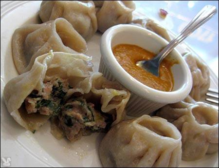 Momos in Bhutan