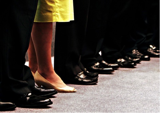 Women employees in senior roles