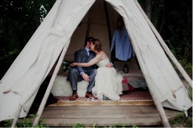 camping-wedding - exotic wedding venues