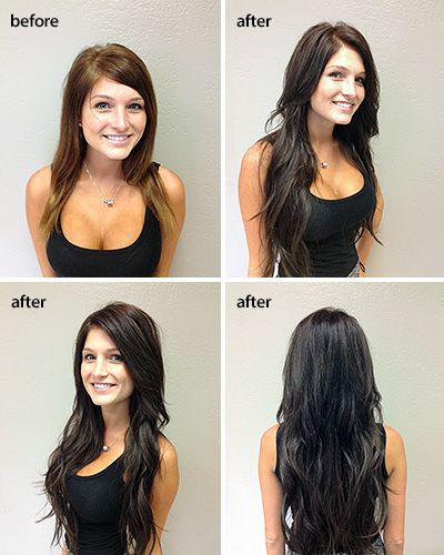tape-in hair extensions
