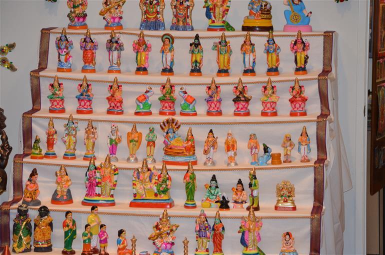 Golu celebrations during Durga Puja