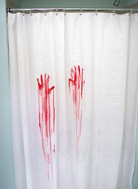 Blood stained curtain from Shekhar is sleeping like dead