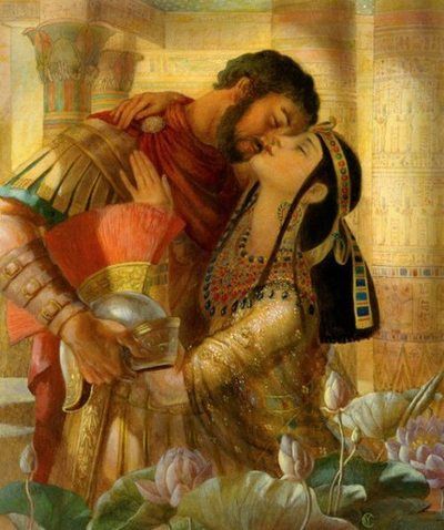 Cleopatra with Mark Antony