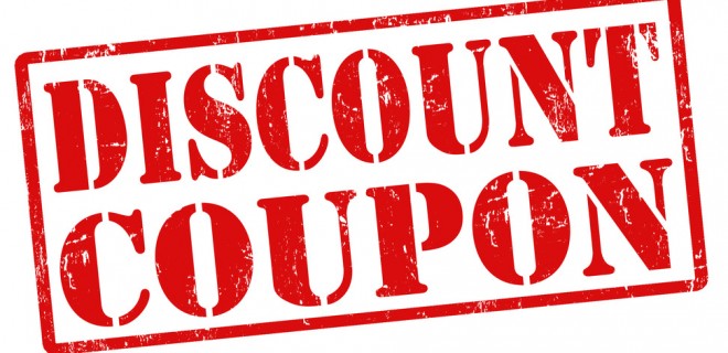 customize discount coupons